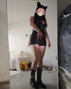 欧美身材的性感小母狗