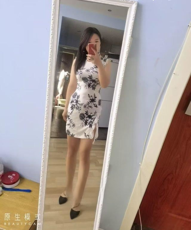 旗袍性感苗条身段小鱼