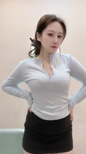 素颜很美的妹子
